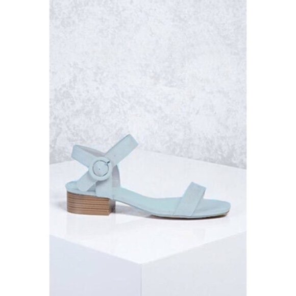 baby blue sandals